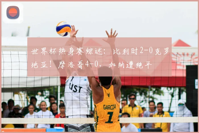 世界杯热身赛综述：比利时2-0克罗地亚！摩洛哥4-0，加纳遭绝平